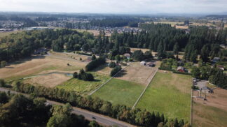 aerial view of Clark County